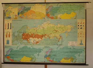 Wandkarte Russlands Geschichte Kampf Aufstieg Blutzoll Macht Kraft 255x184 1962