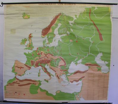 Wandkarte Europakarte 198x181cm Vorlage für Dartspiel Planspiele Partyspiele