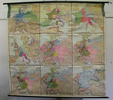 Schulwandkarte Wandkarte Deutschland Deutsches Reich 925-1933 193x185 1933 Karte