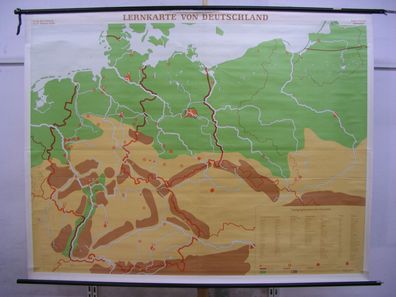 Schulwandkarte Wandkarte Germany Deutschland mit Grenzen 1937 Leinwand 208x161cm