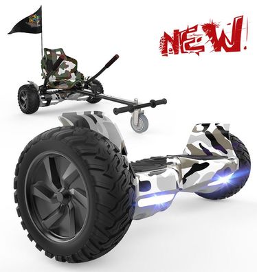 Mega Motion X-Stark Hoverboard SUV 8,5 " Off-Road Self balancing Scooter + Bluetooth