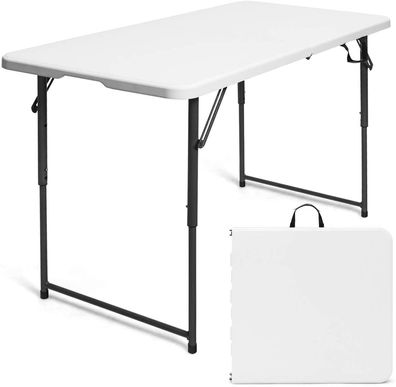 Campingtisch Klapptisch Falttisch Gartentisch Koffertisch belastbar bis 150 kg Weiß