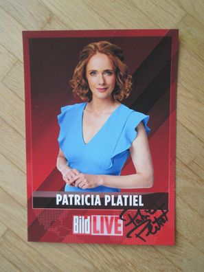 Bild Live Fernsehmoderatorin Patricia Platiel - handsigniertes Autogramm!!!