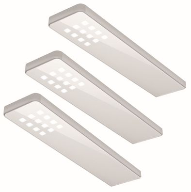 LED Unterbauleuchte Küche, Küchenleuchte Key Dot 3x5 W, dimmbar