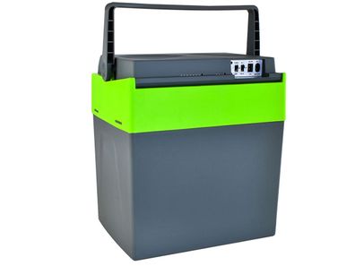 Kühlbox Grau 12V/220V Kühlen + Heizen Bequemer Griff Gewicht 4kg 28L/30L 7845