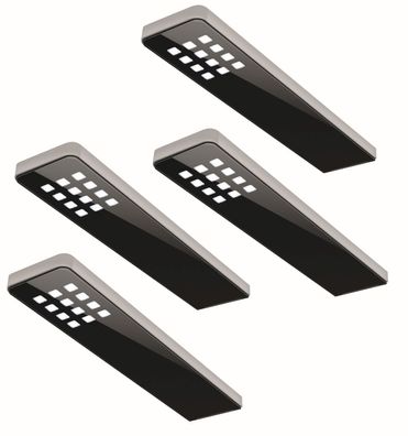 LED Unterbauleuchte Küche, Küchenleuchte Key Dot 4x5 W, dimmbar