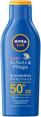 Nivea Sun Baby PFL Sonnenmilk 50 + , 1er Pack (1 x 200 ml)