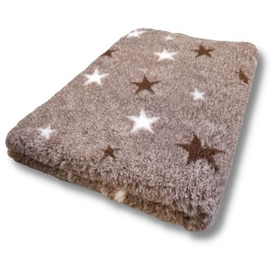 Vet Bed Hundedecke Hundebett Schlafplatz 150 x 100 cm Starry Night braun