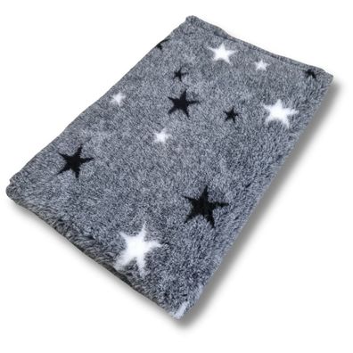 Vet Bed Hundedecke Hundebett Schlafplatz 150 x 100 cm Starry Night grau