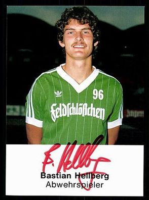 Bastian Hellberg Autogrammkarte Hannover 96 Original Signiert + A 91296