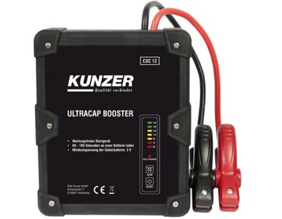 Kunzer 12V Schnellstartsystem wartungsfreie Starthilfe Ultrakondensatoren CSC 12