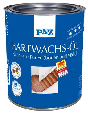 PNZ Hartwachs - Öl 0,75 L Seidenmatt Farblos Nr. 07771 Bodenwachs Wachs