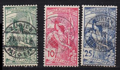 Schweiz Switzerland [1900] MiNr 0071-73 II ( O/ used ) [01]