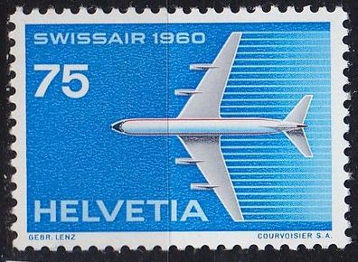 Schweiz Switzerland [1960] MiNr 0695 ( * */ mnh ) Flugzeuge