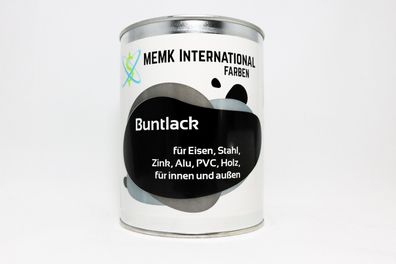 MEMK Buntlack Weiss Glänzend 2,5 Liter (10,00€/ L.)