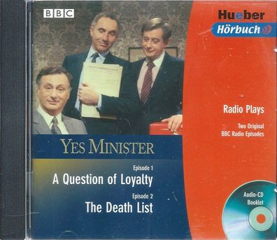 CD: Yes Minister 2 - A Question Of Loyality / The Death List (2005) Hueber
