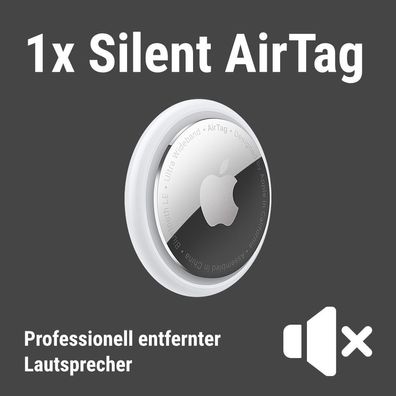 Silent AirTag geräuschlos Lautsprecher entfernt Apple Haustier * NEU * Händler*