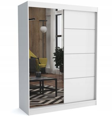 Kleiderschrank TODI 160 cm Schiebetüren Schrank Modern !