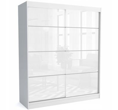 Kleiderschrank JUMMY 180 cm Schiebetüren Schrank Modern !