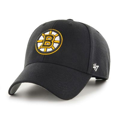 NHL Boston Bruins Cap Basecap Baseballcap MVP Schwarz 053838332508 Kappe