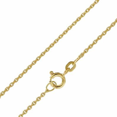 trendor Schmuck Goldkette für Anhänger 585 Gold 14 Karat Anker-Halskette 1,3 mm 5189