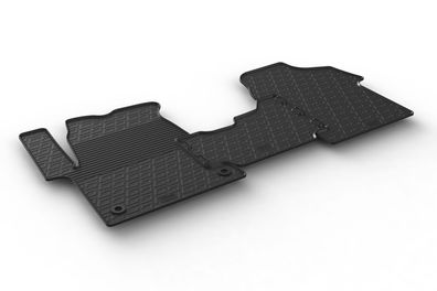 Design Gummi Fußmatten passend für Peugeot Expert Kastenwagen 09.2016> Gummimatten