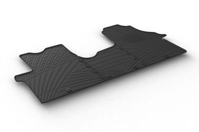 Design Gummi Fußmatten passend für Renault Trafic Kastenwagen&Doppelkabine 2014-2019