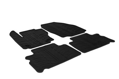 Design Gummi Fußmatten passend für Ford S-Max (Facelift) 05.2010-08.2015 Gummimatten