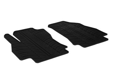 Design Gummi Fußmatten passend für Peugeot Bipper Kastenwagen 2009-2015 Gummimatten