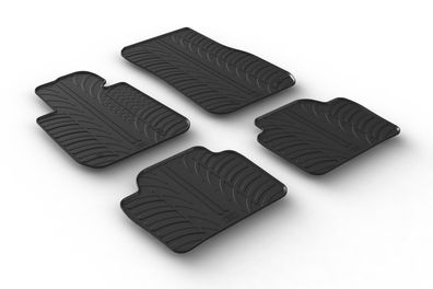 Design Gummi Fußmatten passend für BMW 3er Limousine&Touring F30 F31 M3 F80 2012-2019