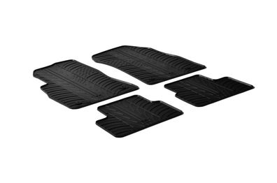 Design Gummi Fußmatten passend für Chevrolet Cruze 5.2009-8.2014 Passform Gummimatten