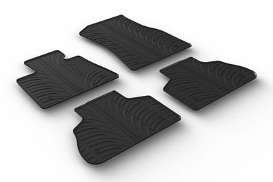 Design Gummi Fußmatten passend für BMW X5 G05, X5M F95 (auch Hybrid) 2018>Gummimatten
