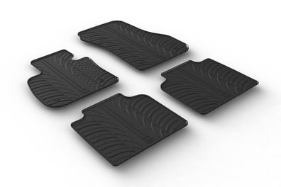 Design Gummi Fußmatten passend für BMW 2er Gran Tourer F46 2015> Passform Gummimatten