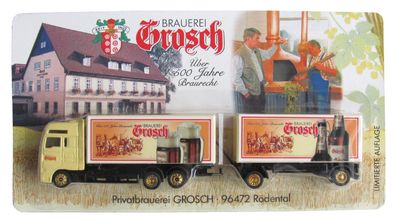 Brauerei Grosch Nr.03 - über 500 Jahre Braurecht - MAN - Hängerzug