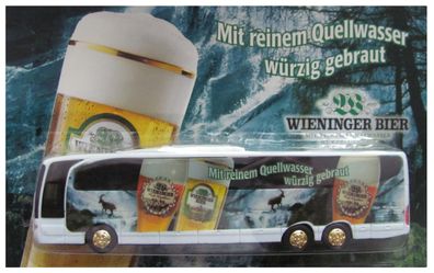 Wieninger Brauerei Nr.06 - Mit reinem Quellwasser würzig gebraut - MB Travego - Bus