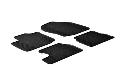 Design Gummi Fußmatten passend für Honda Civic (Benzin) 5Türer Schrägheck 2012-2017