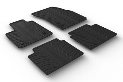 Design Gummi Fußmatten passend für Ford Focus 5 Türer Schrägheck & Active 09.2018>