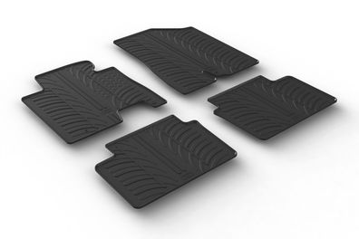 Design Gummi Fußmatten passend für Kia Cee'd & Ceed Sportswagon & Proceed 2015-2018