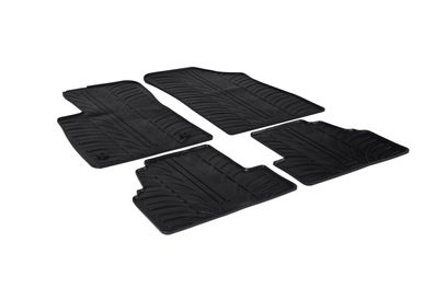 Design Gummi Fußmatten passend für Chevrolet Trax 5.2013-8.2014 Passform Gummimatten