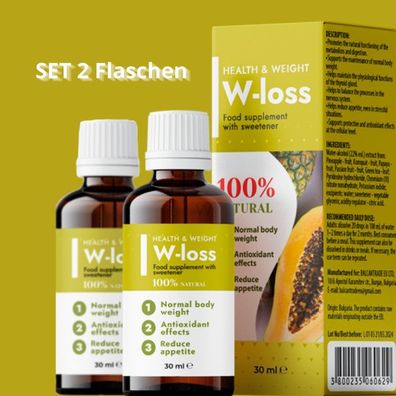 W-loss Health & Weight Original 2x 30 ml