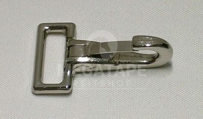 Karabiner Karabinerhaken 1" Zoll Blattfederhaken mit feststehender, gerader Öse