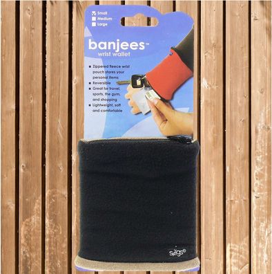 Banjees fürs Handgelenk, Handgelenkstasche, Kombination Schweißband mit Tasche