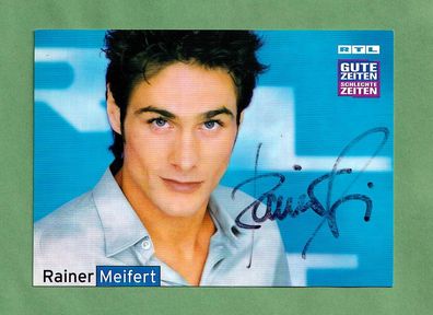 Rainer Meifert - Originalautogrammkarte GZSZ - persönlich signiert