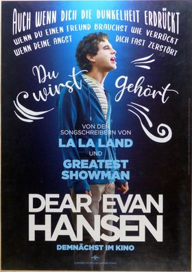 Dear Evan Hansen - Original Kinoplakat A1 - Ben Platt, Julianne Moore - Filmposter
