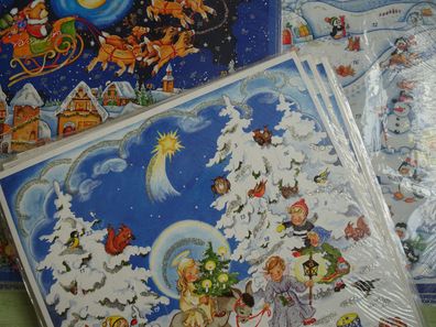 Adventskalender Korsch 30 x 30 cm NEU & Ältere : tierische Weihnachten