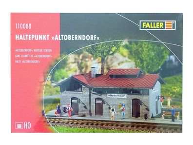 Modellbahn Bausatz Haltepunkt Altoberndorf, Faller H0 110088 neu OVP