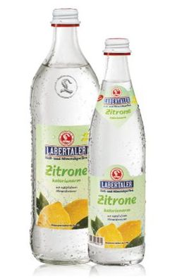 Labertaler Limonade Zitrone kalorienarm - Mehrweg - 20x0,5l mit Träger