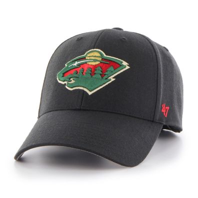 NHL Minnesota Wild Cap Basecap Baseballcap MVP 888442628620 Kappe schwarz