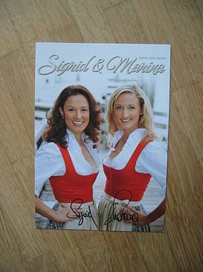 Grand Prix Sieger Sigrid & Marina - handsignierte Autogramme!!!