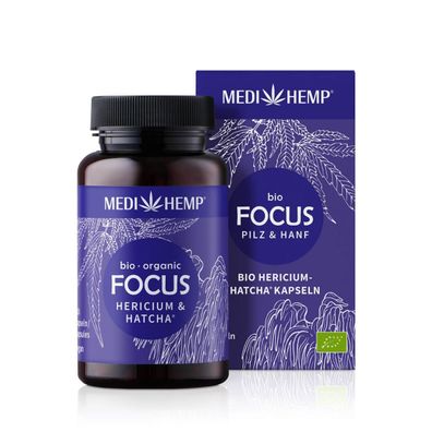 Bio Focus Hericium-Hatcha® 120 Kapseln Bio - Medihemp
